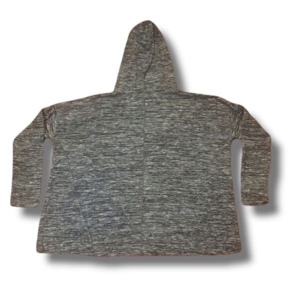 American Eagle Grey Hooded Long Sleeve Shirt Size Small - Picture 2 of 4